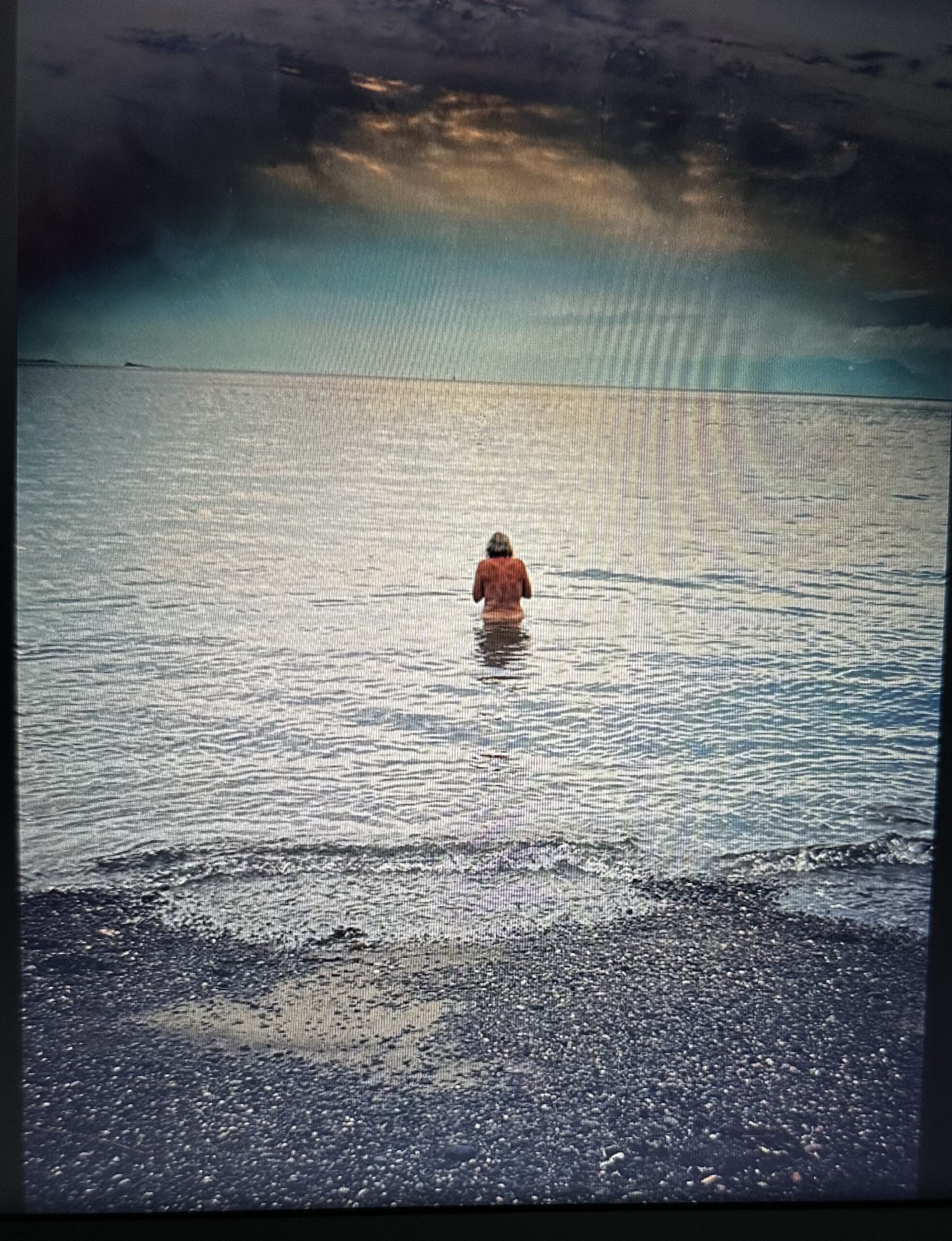 When Sarah saw water